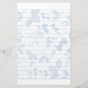 Blommigt Skrivpapper med Papprare lutning Brevpapper