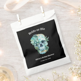 Blommigt Skull Bride eller Die Halloween Möhippa