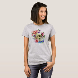 Blommigt Skull Dia de los Muertos | Shirt T
