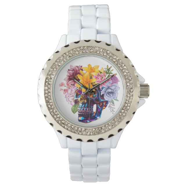 BLOMMIGT SKULL RADIANCE ARMBANDSUR (Framsida)