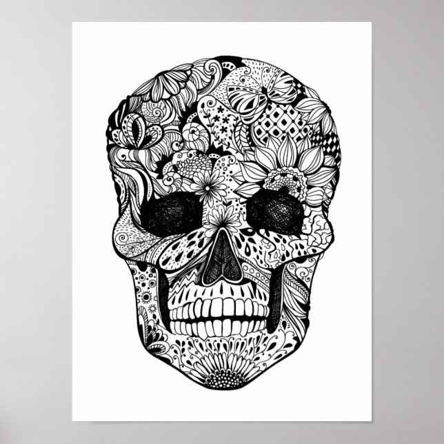 Blommigt Skulldocka 2 Poster (Framsidan)