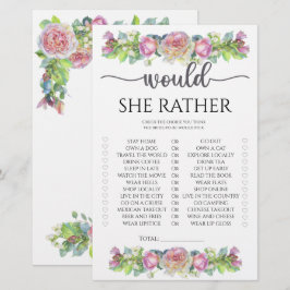 Blommigt Skulle hon hellre vilja spela möhippa