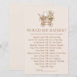 Blommigt skulle vara att hon snarare skulle spela