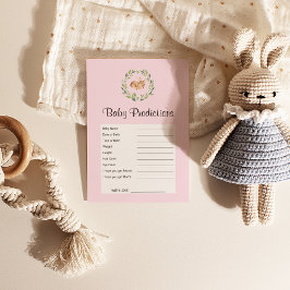 Blommigt Sleeping Hjort Girl Shower Predicght Game