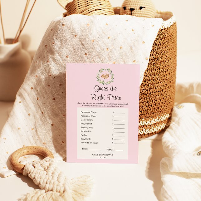 Blommigt Slopande Hjort Gissa Högerna Prisare Flygblad (Skapare uppladdad)