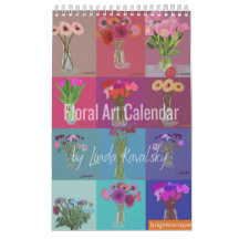 Blommigt SmallCalendar av Linda Kavalsky+CustomDat
