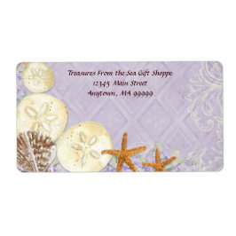 Blommigt Snäckorna Beachy Bröllop Fraktsedel