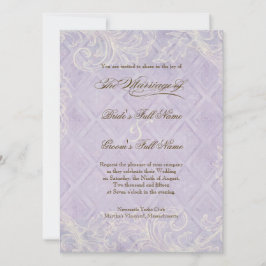 Blommigt Snäckorna Beachy Bröllop Inbjudningar