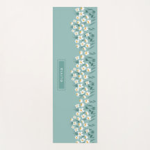 Blommigt snyggt av modern daisy, blå elegant