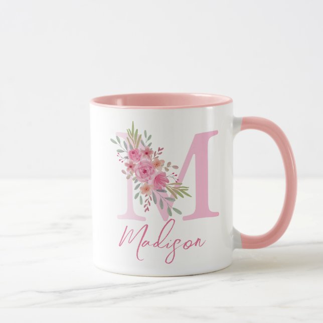 BLOMMIGT SOFT  ALPHABETS NAMN BREV M MUGG (Höger)