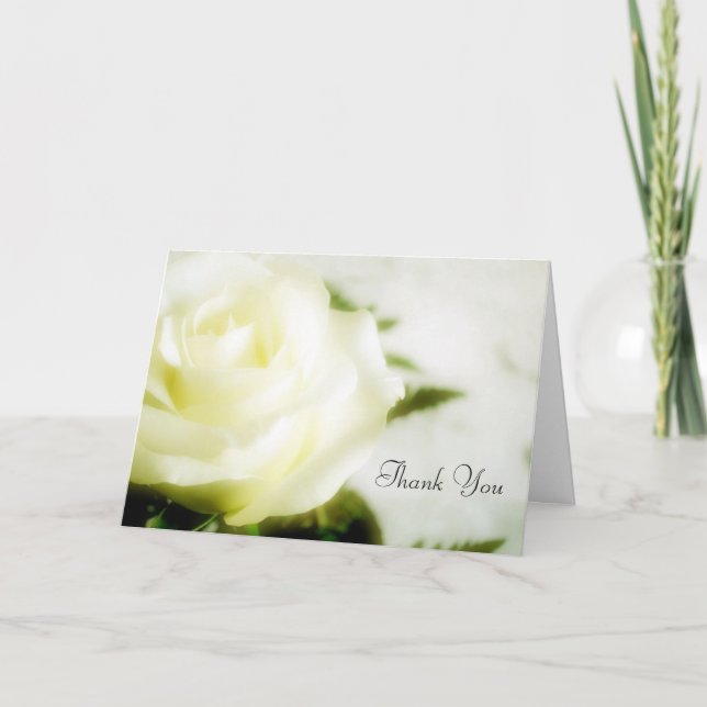 Blommigt Soft Gul ros Sympathy Tack Kort (Framsida)