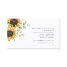 Blommigt Solros Eucalyptus Bloom Florist