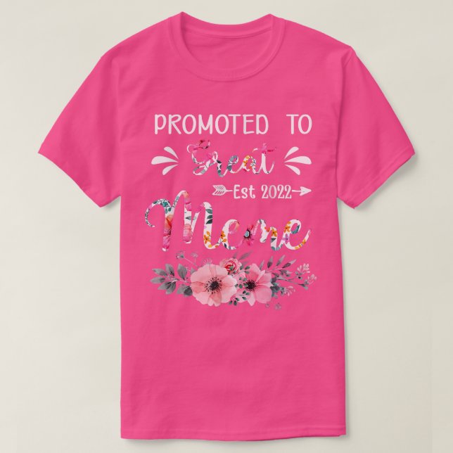 Blommigt som främjas för Underbara medlemskap 2022 T Shirt (Design framsida)