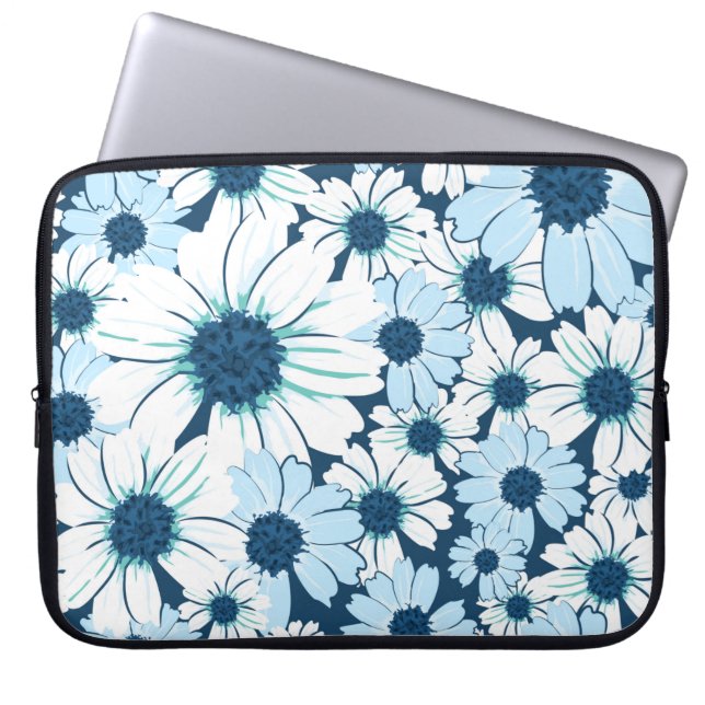 Blommigt, sömlös mönster /Blomtextlemönster, ab Laptop Fodral (Framsidan)