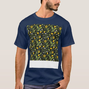 Blommigt Sömlös Mönster Boho Flower Söt Ro Wi T Shirt