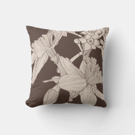 Blommigt sömlös mönster, daffodil blommor. kudde