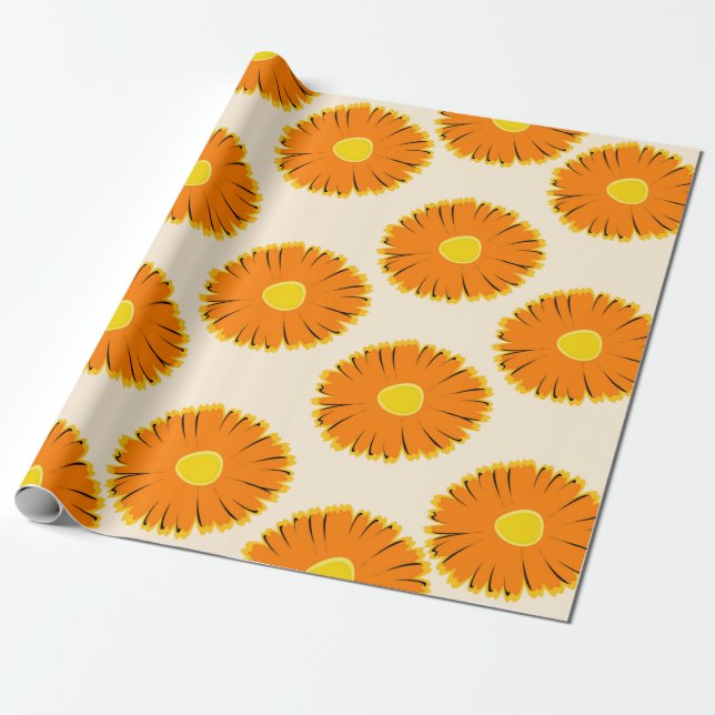 Blommigt sömlös mönster. sömlös mönster med presentpapper (Utrullad)