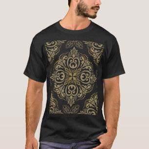 Blommigt sömlös, vintage, botanisk design. t shirt
