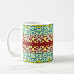 Blommigt: Sömlös Vintage Kaffemugg