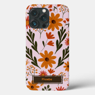 Blommigt Söt Colorful Flowers Telefonväska