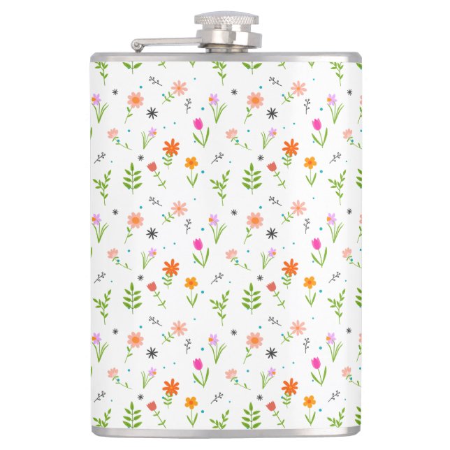Blommigt Söt Flowers Mönster Fickplunta (Framsidan)