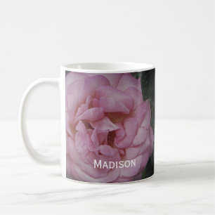 Blommigt Söt Ljusare rosa Ro fotoblomma i  Kaffemugg