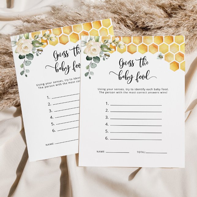 Blommigt söt som man kan gissa matkortet baby (Skapare uppladdad)