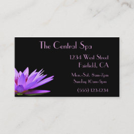 blommigt Spa and Salon Treatment Business Visitkort