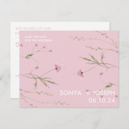 Blommigt Spara datum