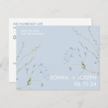 Blommigt Spara datum