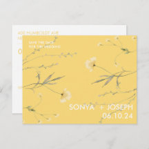 Blommigt Spara datum