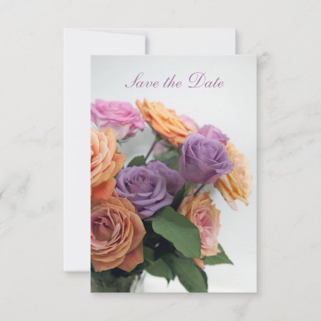 Blommigt Spara Datumet (Framsida)