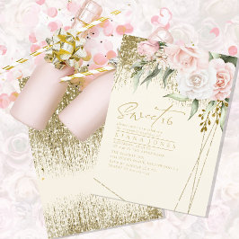 Blommigt Sparkles Sweet sixteen Guld ID912