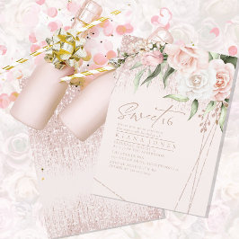 Blommigt Sparkles Sweet sixteen Guld Ro, ID912