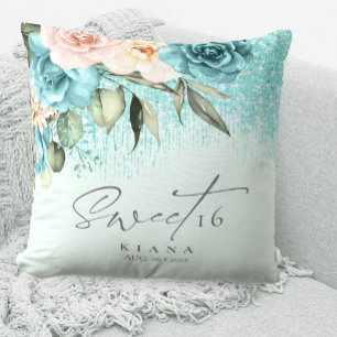 Blommigt Sparkles Sweet sixteen-ID912 Kudde