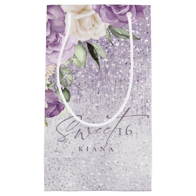 Blommigt Sparkles Sweet sixteen Mauve ID912 (Framsidan)