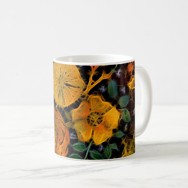Blommigt Sparks Kaffemugg (Framsida höger)