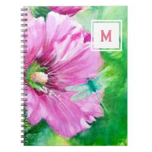 Blommigt Spiral fotopatbok Anteckningsbok