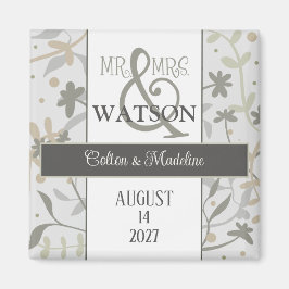 Blommigt sprider enkel Modern Elegant-inspiration Magnet