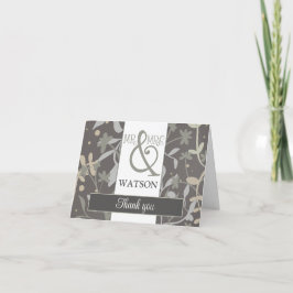 Blommigt Sprigs Inspirief Modern Elegant Söt Tack Kort