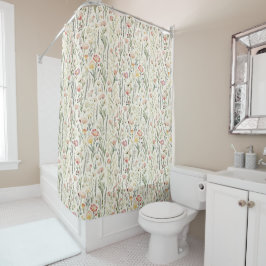 Blommigt Springtime Shower Curtain