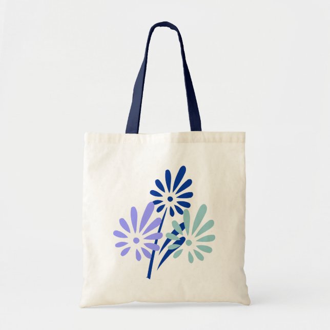 Blommigt Stänk Tote Bag Tygkasse (Framsidan)