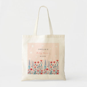 Blommigt Star Baby Shower Tygkasse