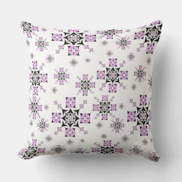 "Blommigt Starburst Geometry" Kudde