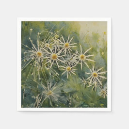 Blommigt Stars - Pappersservett