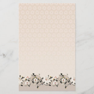 Blommigt Stationery Brevpapper