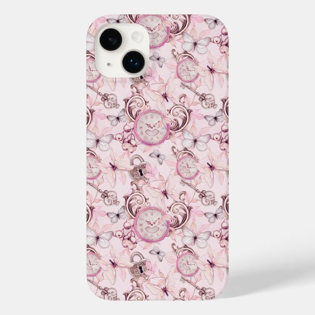 Blommigt Steampunk Clockwork - Cherry Blommars (Baksida)