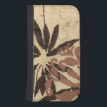 Blommigt Stencil-design med Tawny Löv Galaxy S4 Plånbok<br><div class="desc">Denna stencildesign av blommigt löv med en tafnyfärgning har en rustik tittar bakgrund,  ge att det känns som en vintage. En Jennifer Goldberger-original,  den här utskriften skulle ge en fantastisk till någon som har den här biets roliga känsla!</div>