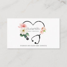 Blommigt Stethoscope för sjuksköterskekaregiver