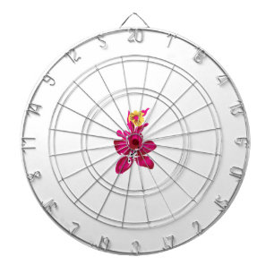 Blommigt Stil, ArtyClick Crimson, Light Guld Darttavla